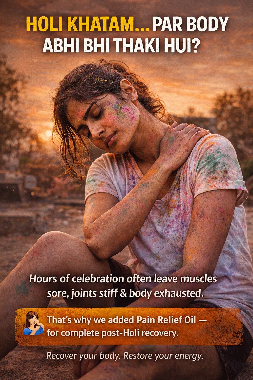 🌼 Holi Hair & Body Recovery Ritual